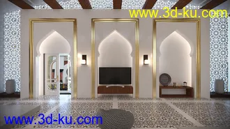 3D打印模型Arabic Anteroom的图片