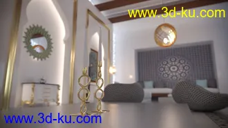 3D打印模型Arabic Anteroom的图片