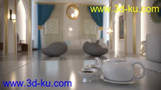 3D打印模型Arabic Anteroom的图片
