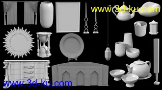 3D打印模型Arabic Anteroom的图片