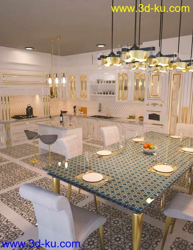 Arabic Kitchen模型的图片1