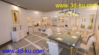 3D打印模型Arabic Kitchen的图片