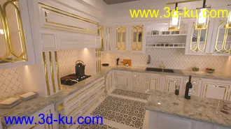 3D打印模型Arabic Kitchen的图片
