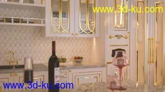 3D打印模型Arabic Kitchen的图片
