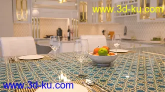 3D打印模型Arabic Kitchen的图片