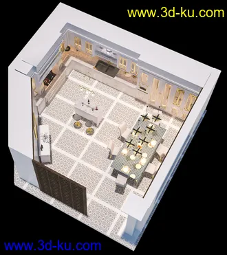 3D打印模型Arabic Kitchen的图片