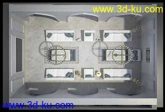 3D打印模型Arabic Living Room的图片