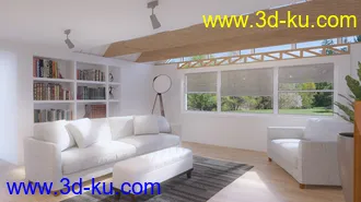 3D打印模型Architect Living Room的图片