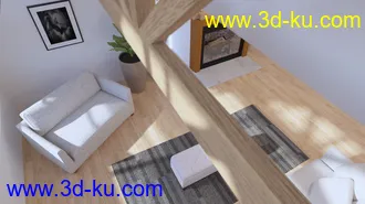 3D打印模型Architect Living Room的图片