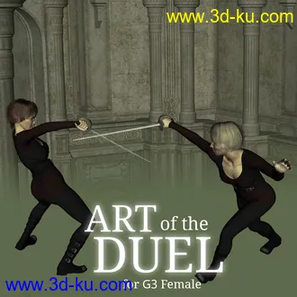 3D打印模型Art of the Duel for Genesis 3 Female的图片