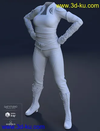 3D打印模型Asteris Outfit for Genesis 8 Female(s)的图片
