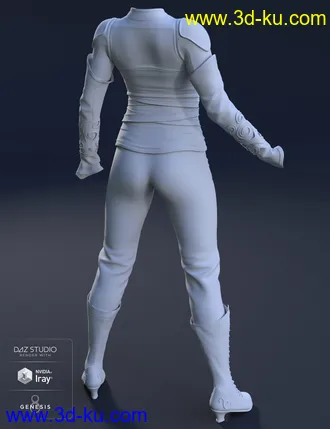 3D打印模型Asteris Outfit for Genesis 8 Female(s)的图片