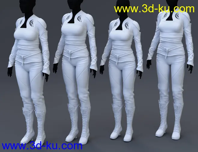 Asteris Outfit for Genesis 8 Female(s)模型的图片5