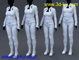 3D打印模型Asteris Outfit for Genesis 8 Female(s)的图片
