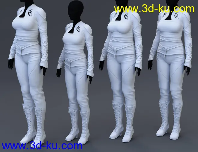 Asteris Outfit for Genesis 8 Female(s)模型的图片6