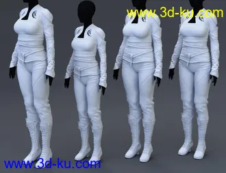 3D打印模型Asteris Outfit for Genesis 8 Female(s)的图片