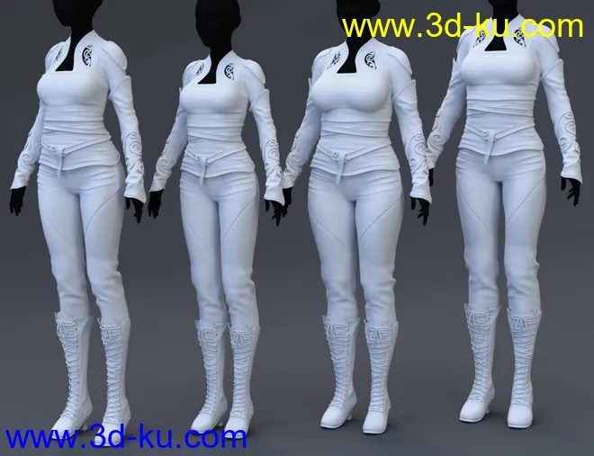 Asteris Outfit for Genesis 8 Female(s)模型的图片8