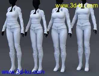 3D打印模型Asteris Outfit for Genesis 8 Female(s)的图片