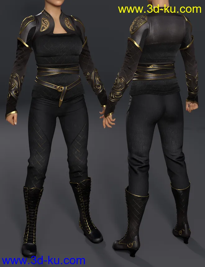 Asteris Outfit for Genesis 8 Female(s)模型的图片9