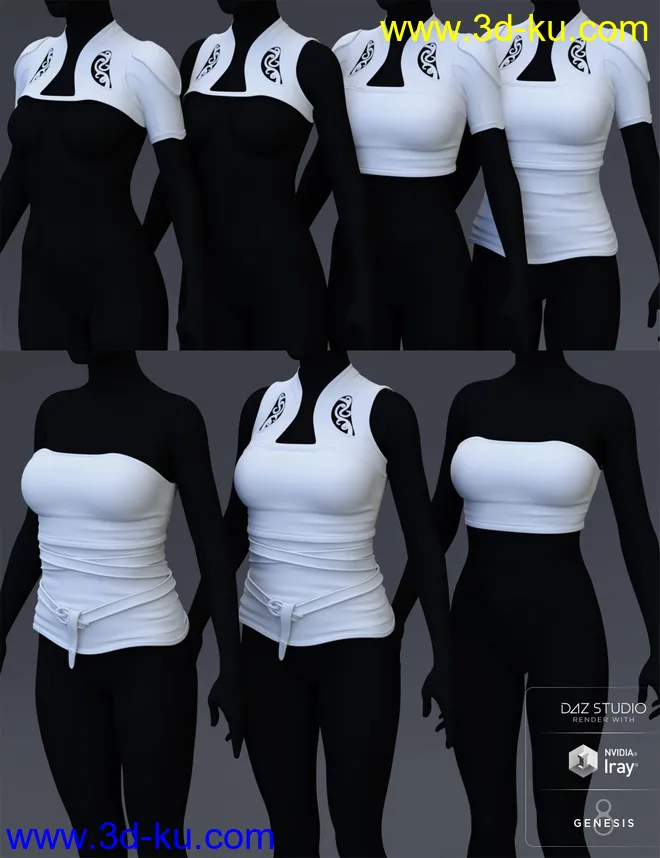 Asteris Outfit for Genesis 8 Female(s)模型的图片10