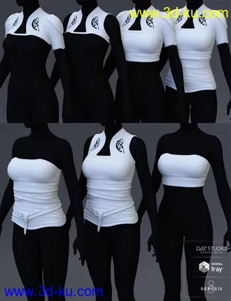 3D打印模型Asteris Outfit for Genesis 8 Female(s)的图片