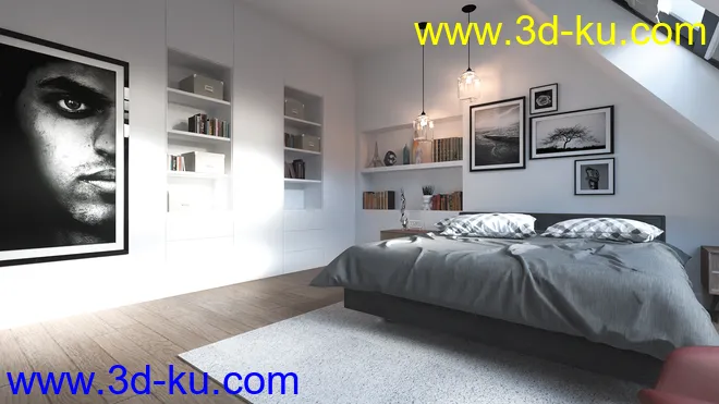 Attic Bedroom模型的图片4