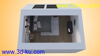 3D打印模型Attic Bedroom的图片