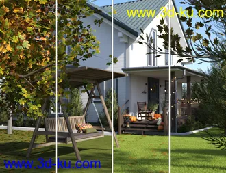 3D打印模型Autumn Cottage的图片