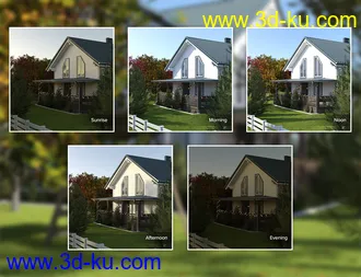 3D打印模型Autumn Cottage的图片
