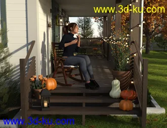 3D打印模型Autumn Cottage的图片