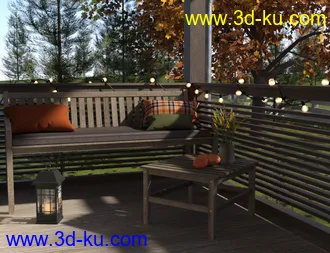 3D打印模型Autumn Cottage的图片