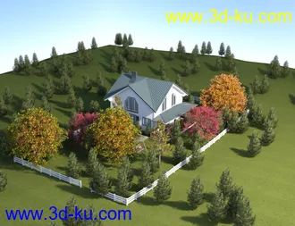 3D打印模型Autumn Cottage的图片