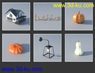 3D打印模型Autumn Cottage的图片