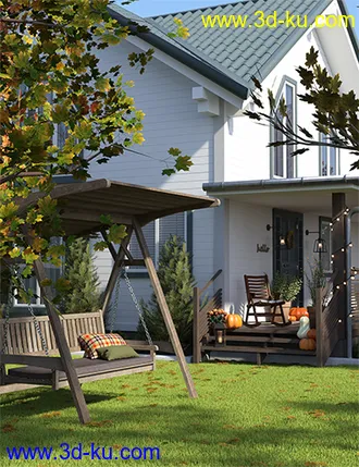 3D打印模型Autumn Cottage的图片