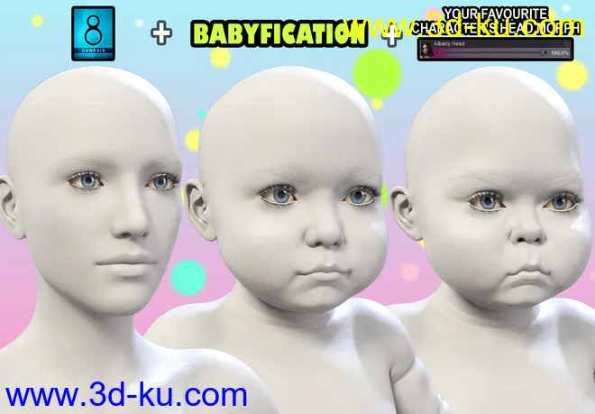 Babyfication for Caryn 8 and Tobyn 8模型的图片3