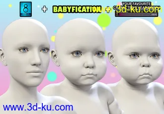 3D打印模型Babyfication for Caryn 8 and Tobyn 8的图片