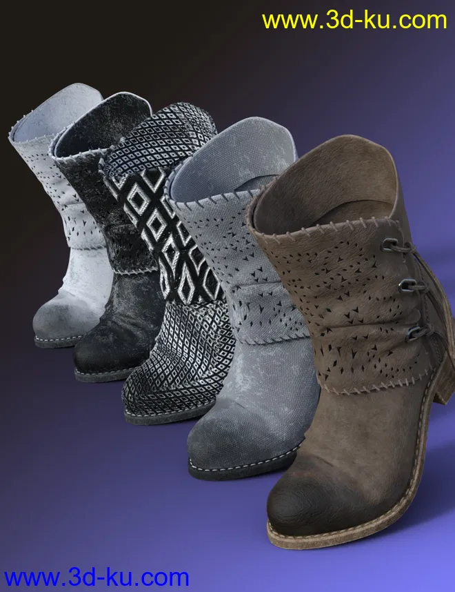 Bambino Range Boots and Jeans for Genesis 8 Female(s)模型的图片2