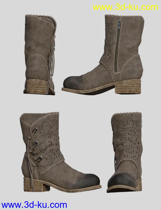Bambino Range Boots and Jeans for Genesis 8 Female(s)模型的图片3