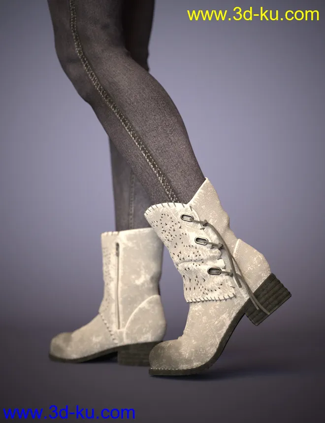 Bambino Range Boots and Jeans for Genesis 8 Female(s)模型的图片9