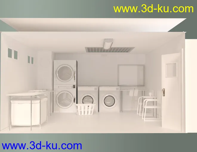 Basement Laundry模型的图片4