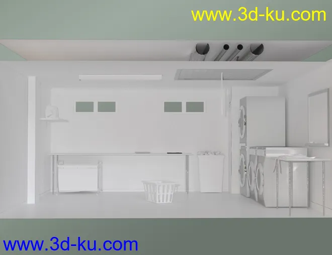 Basement Laundry模型的图片5