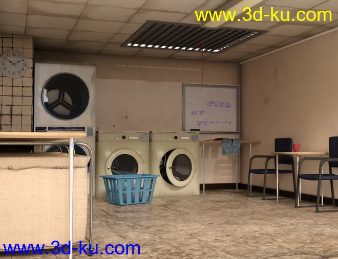 Basement Laundry模型的图片6