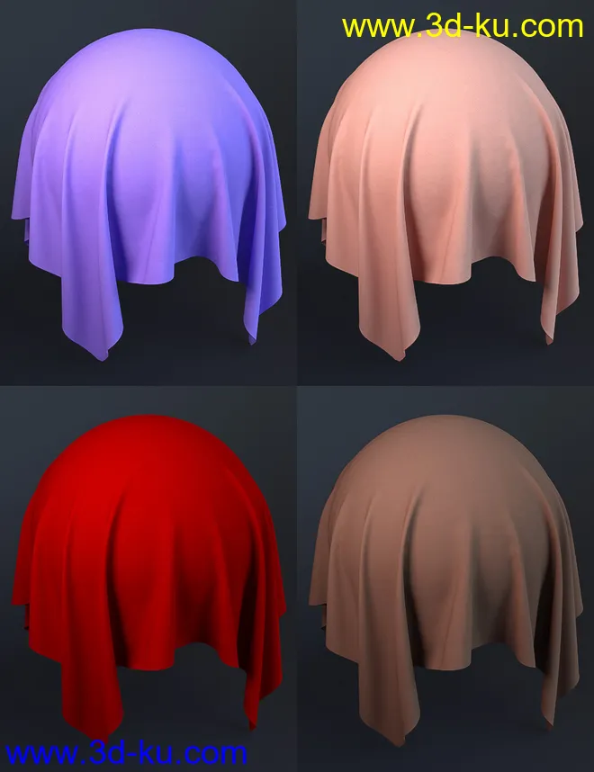 Basic Fabric Iray Shaders模型的图片2