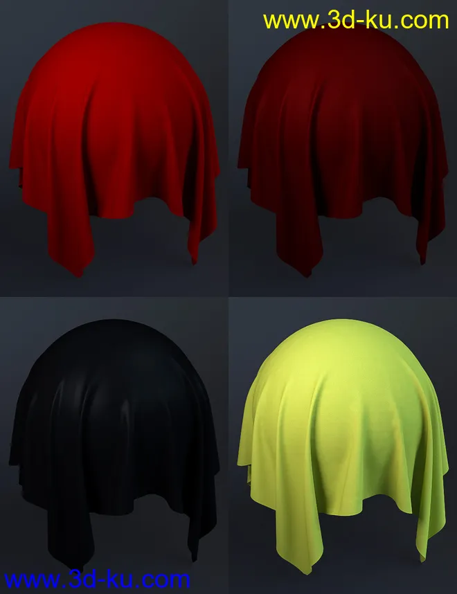 Basic Fabric Iray Shaders模型的图片3