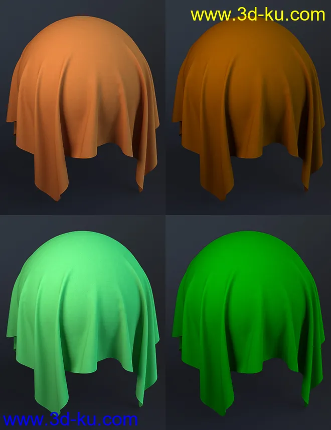 Basic Fabric Iray Shaders模型的图片4