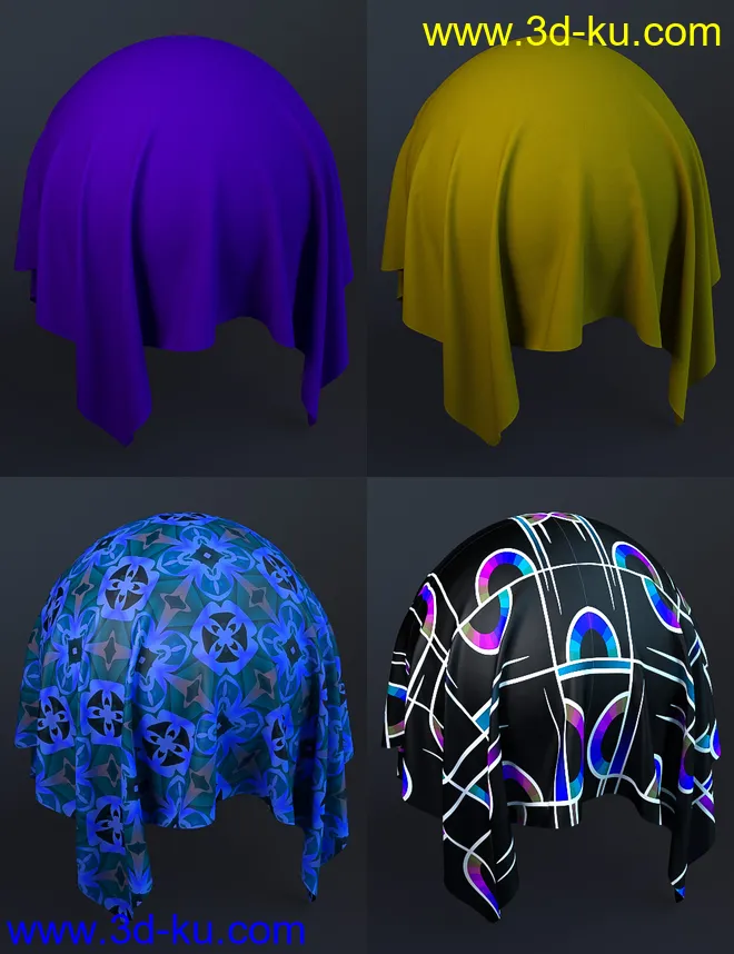 Basic Fabric Iray Shaders模型的图片8