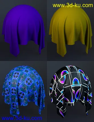 3D打印模型Basic Fabric Iray Shaders的图片