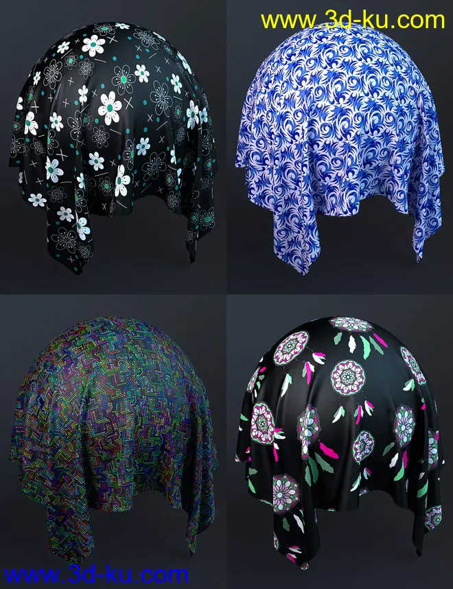 Basic Fabric Iray Shaders模型的图片9