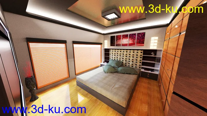 Bedroom Area Set 1模型的图片2