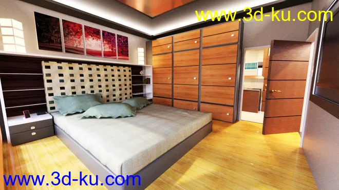 Bedroom Area Set 1模型的图片4